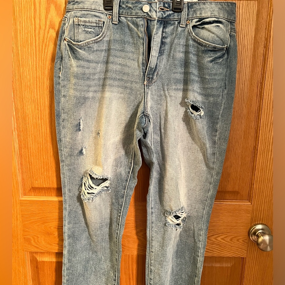 Time and Tru  straight cropped jeans